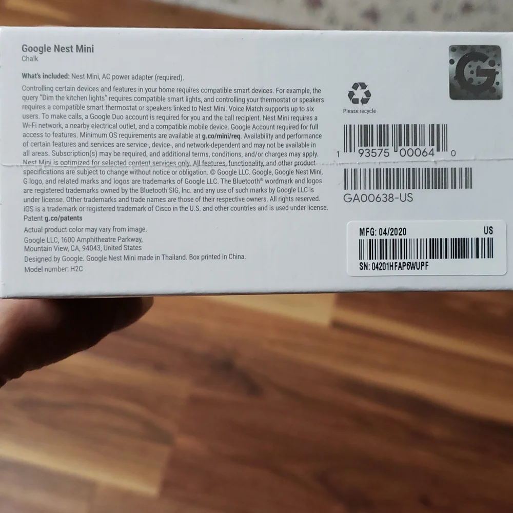16X HOST PICK. BNIB. Unopened Google Mini 2nd Generation - Picture 5 of 5